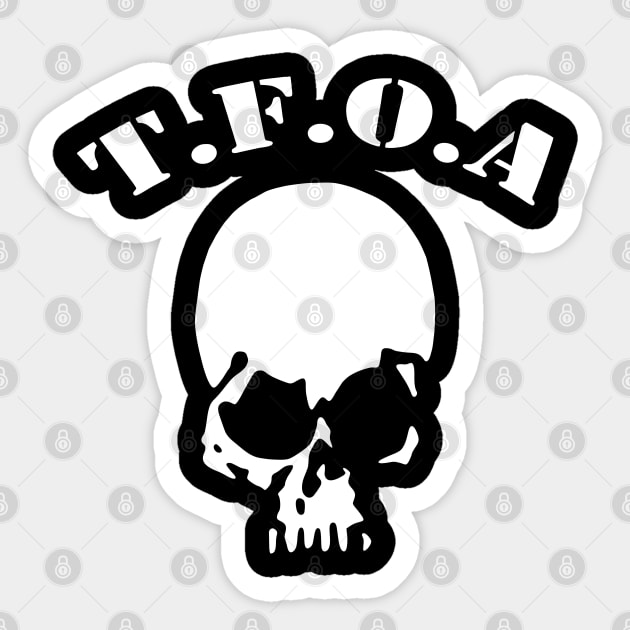 TFOA Death Sticker by umarerikstore